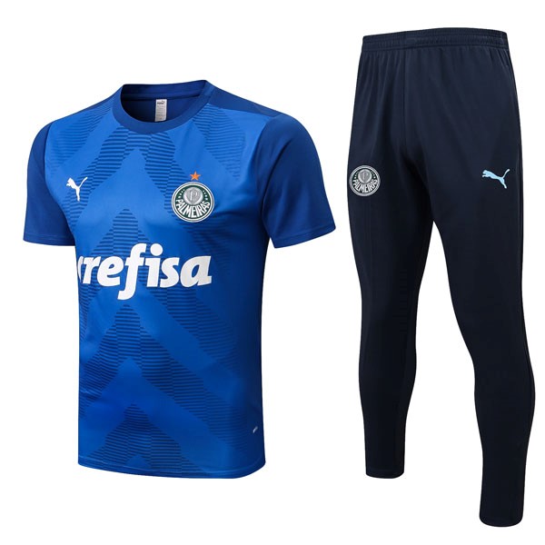 Camiseta Palmeiras Conjunto Completo 2022 2023 Azul